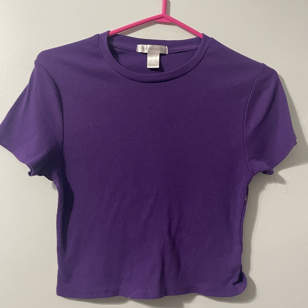 large crop top
